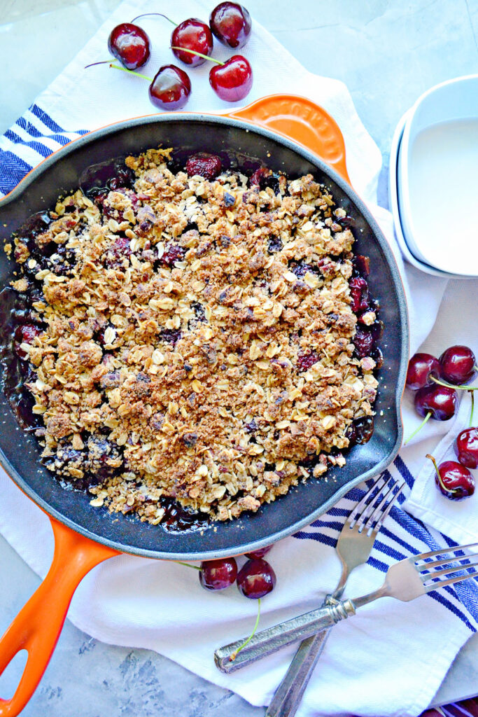 Dairy-Free Skillet Cherry Crisp Picture