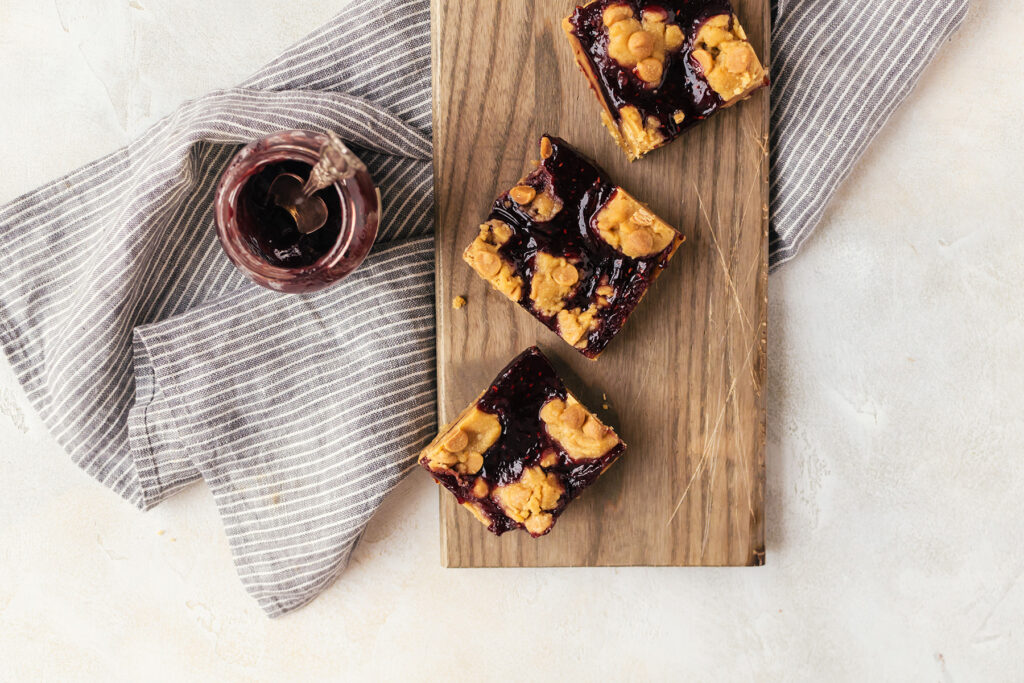 Peanut Butter and Jelly Bars Photo