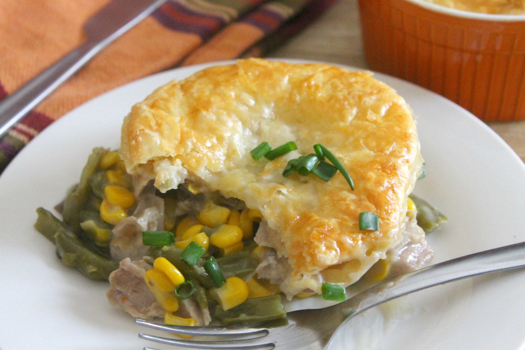 Leftover Turkey Puff Pastry Pot Pies Photo