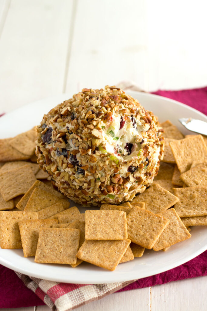 File 1 Blue Cheese Cranberry Cheese Ball