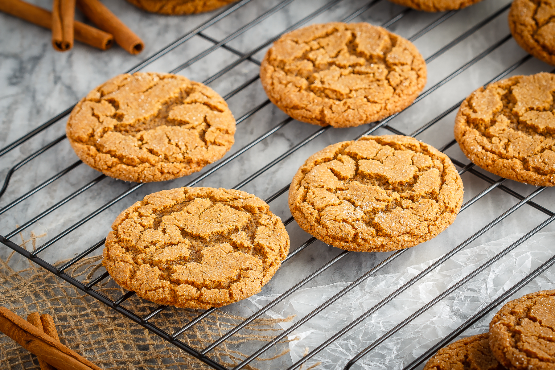 Soft and Chewy Ginger Cookies Photo