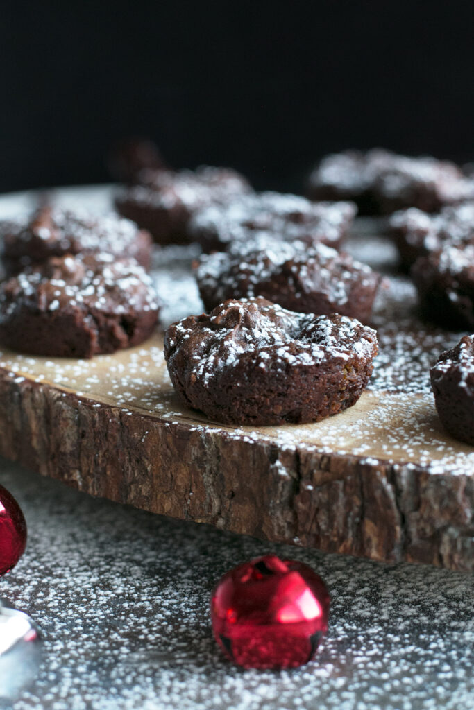 Double Chocolate Avocado Peanut Butter Brownie Bites Image