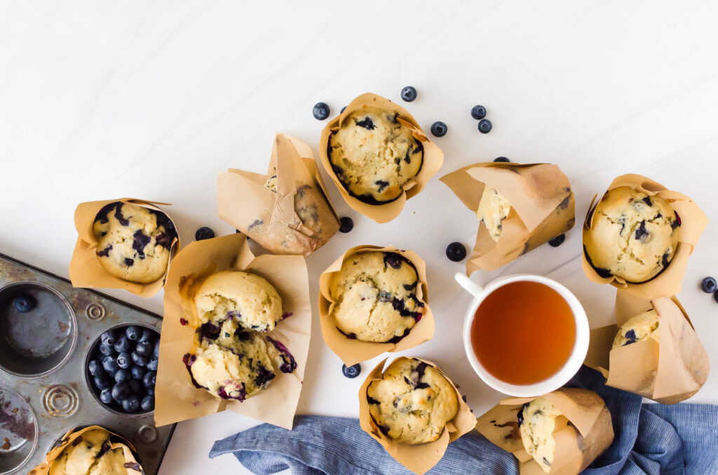 Blueberry Doughnut Muffins Photo