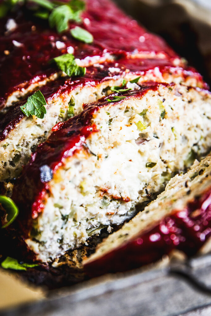 Greek Turkey Zucchini Meatloaf Pic