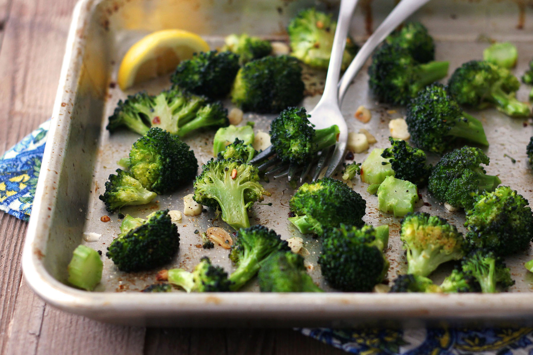 Toaster Oven Roasted Broccoli Photo
