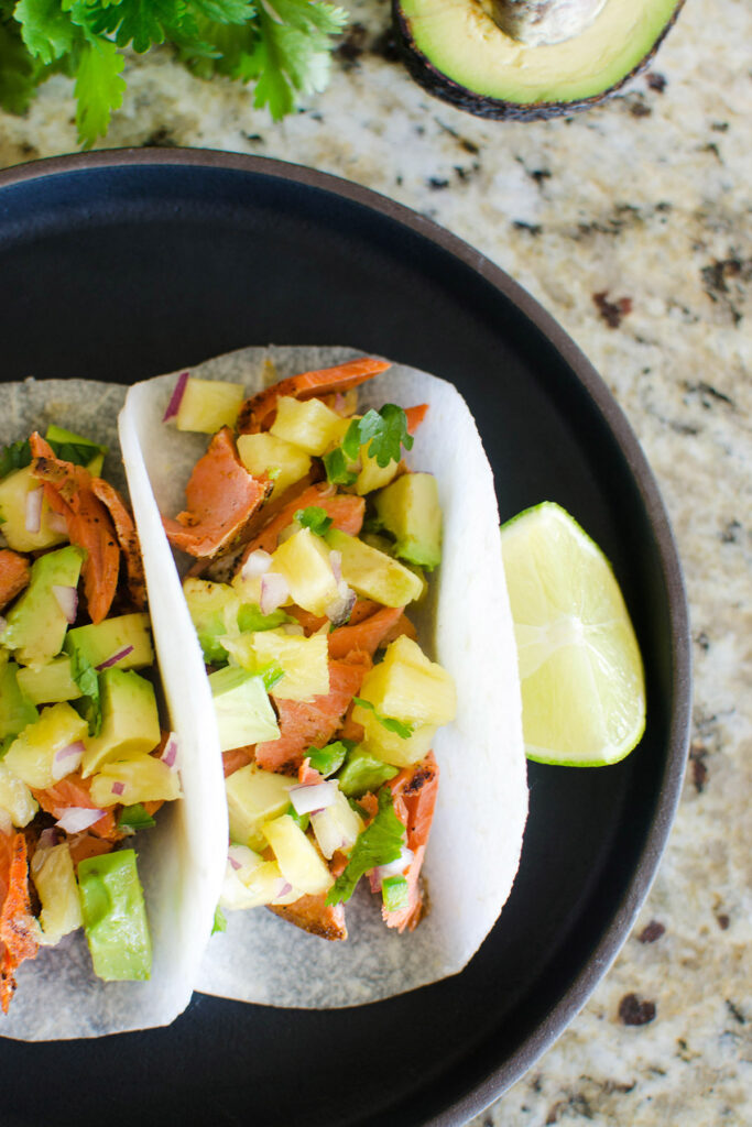 Paleo Salmon Tacos with Pineapple Salsa Picture