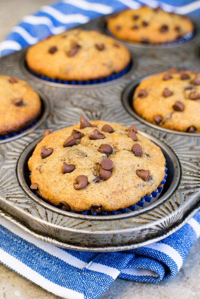 Peanut Butter Chocolate Chip Banana Muffins Picture