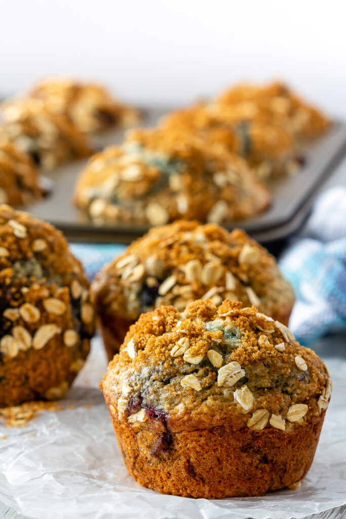 Blueberry Oatmeal Muffins Image