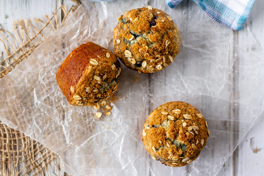 Blueberry Oatmeal Muffins Photo