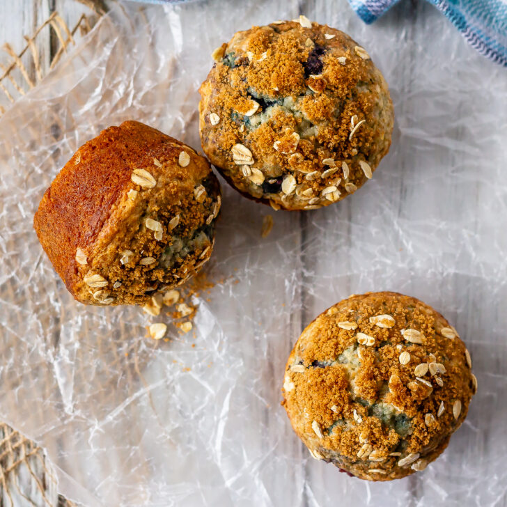 Blueberry Oatmeal Muffins Photo
