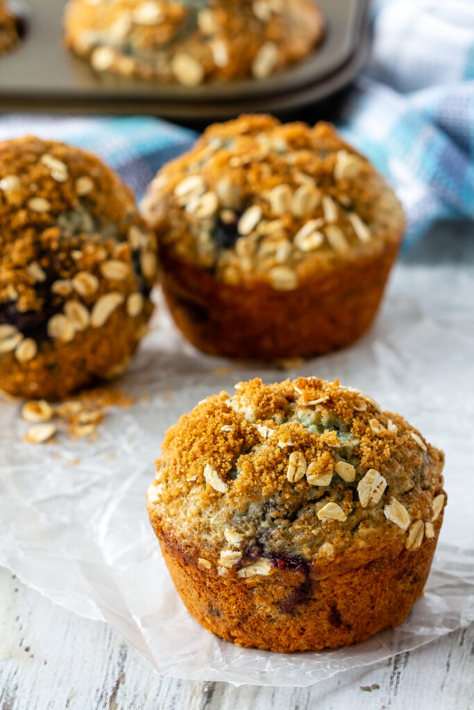 Blueberry Oatmeal Muffins Pic