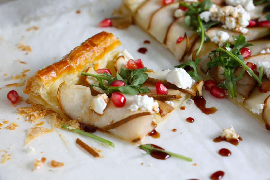 Pear and Goat Cheese Tart Image