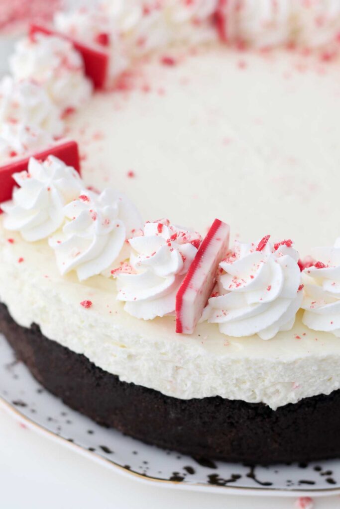 White Chocolate Peppermint Cheesecake Picture
