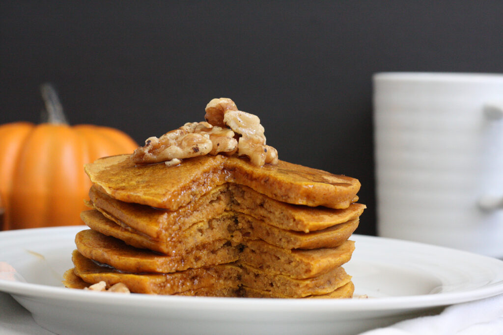 Whole Grain Pumpkin Pancakes Image