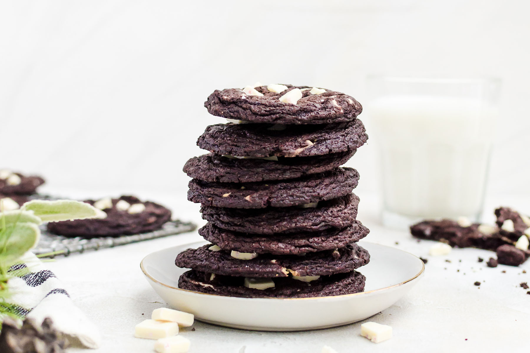 Peppermint Chocolate Cookies Photo