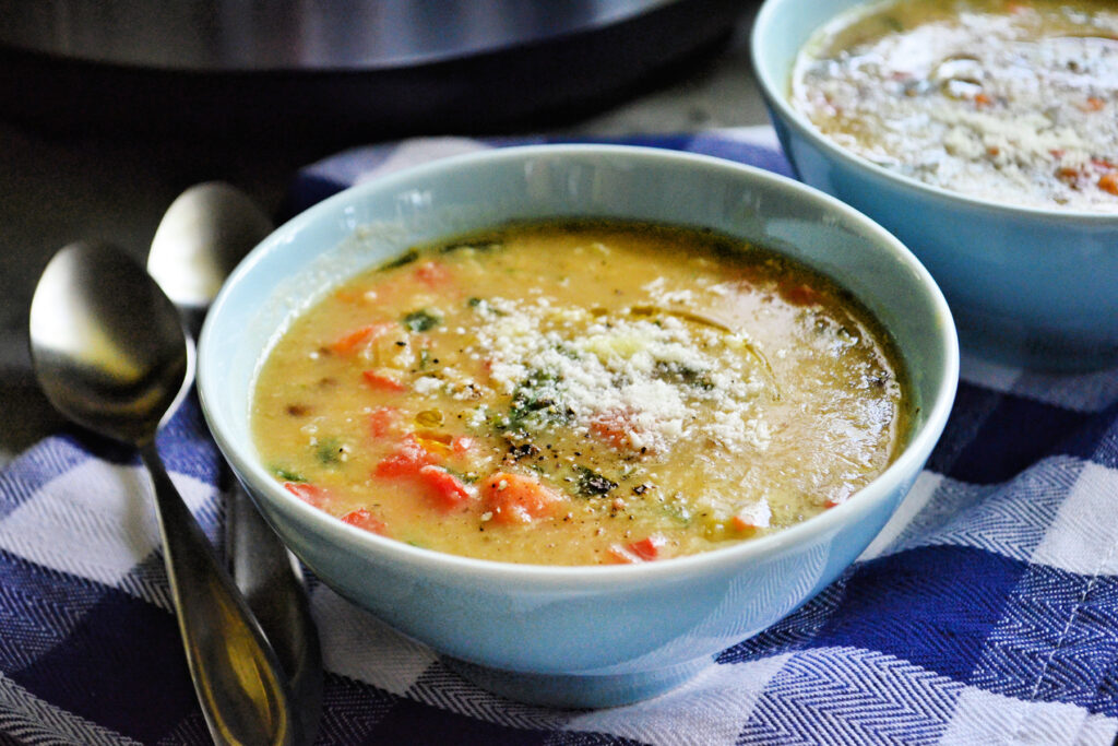 Instant Pot Italian Vegetable Lentil Soup Photo