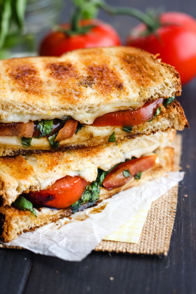 Toasted Caprese Sandwich Picture