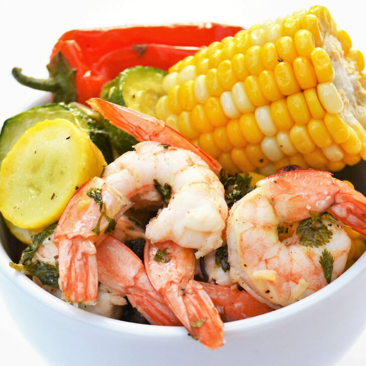 Sheet Pan Roasted Shrimp and Summer Vegetables Photo