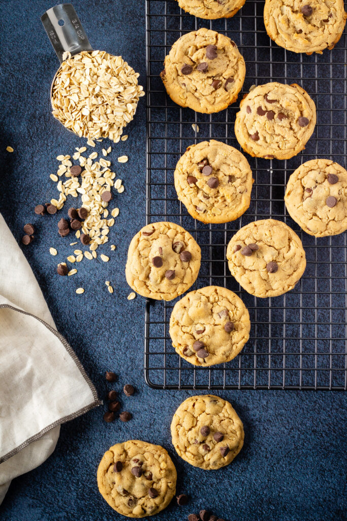 Chocolate Chip Oatmeal Peanut Butter Cookies Picture