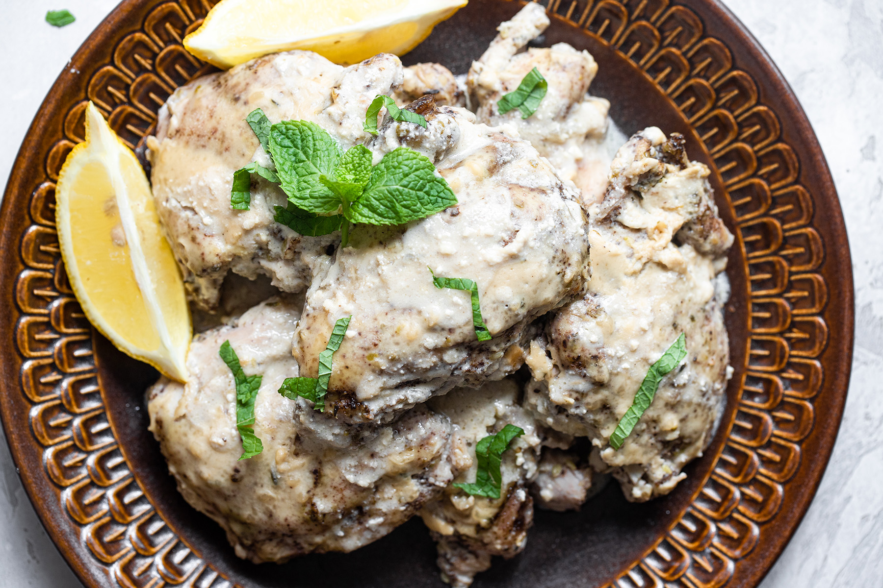 Easy Keto Slow Cooker Middle Eastern Chicken Thighs Photo