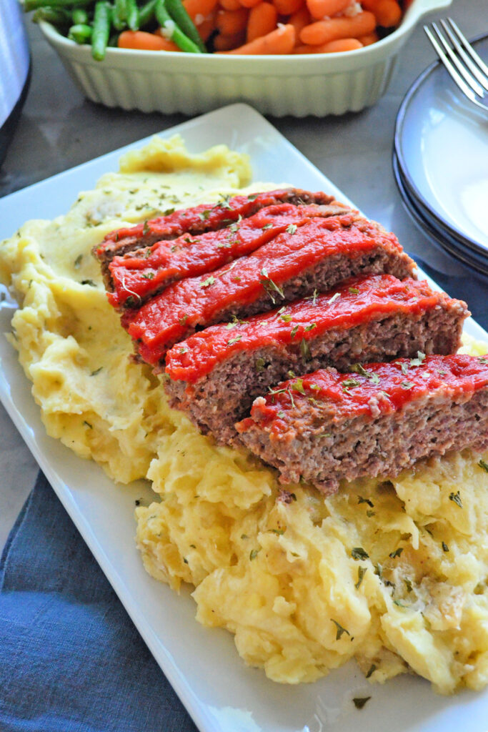 Instant Pot Meatloaf with Garlic Mashed Potatoes Picture