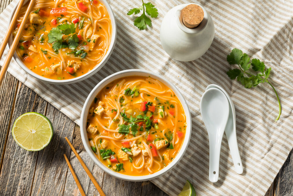 Red Curry Noodle Soup Photo