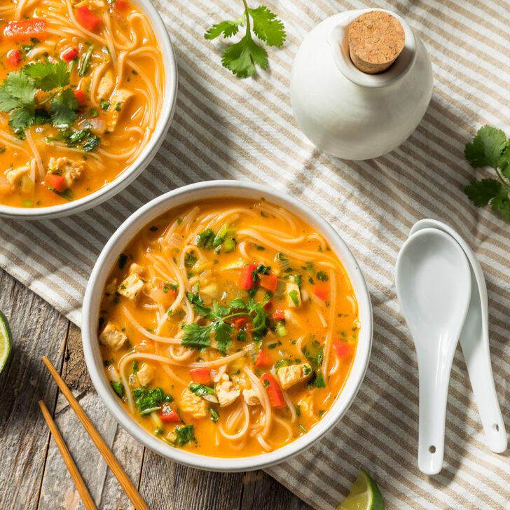 Red Curry Noodle Soup Photo