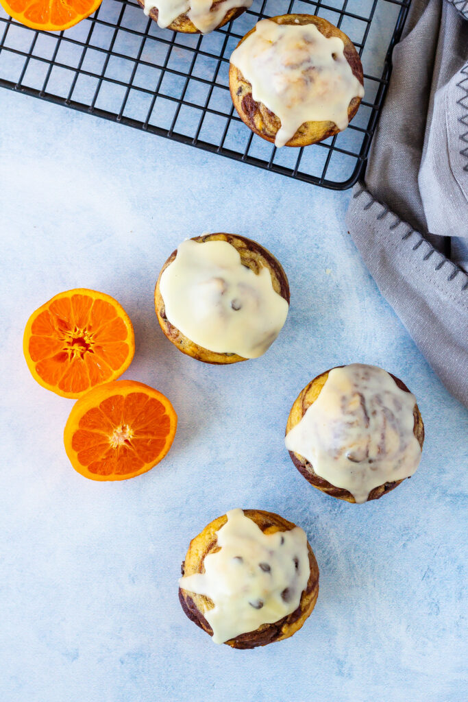 Glazed Chocolate Orange Muffins Image