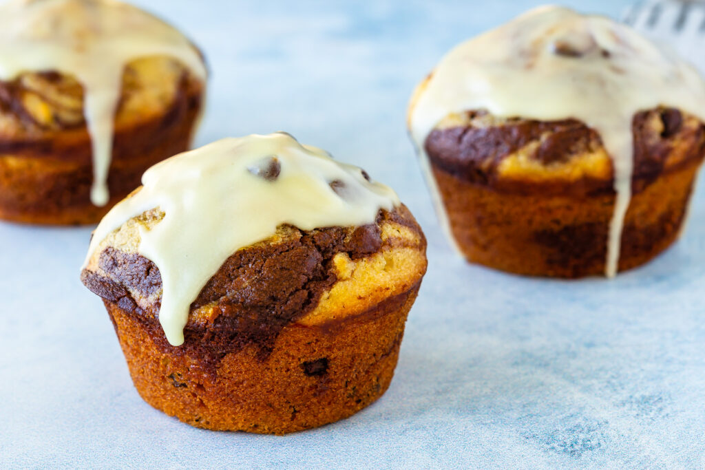 Glazed Chocolate Orange Muffins Photo