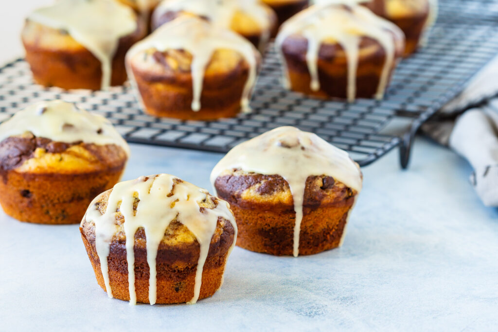 Glazed Chocolate Orange Muffins Pic