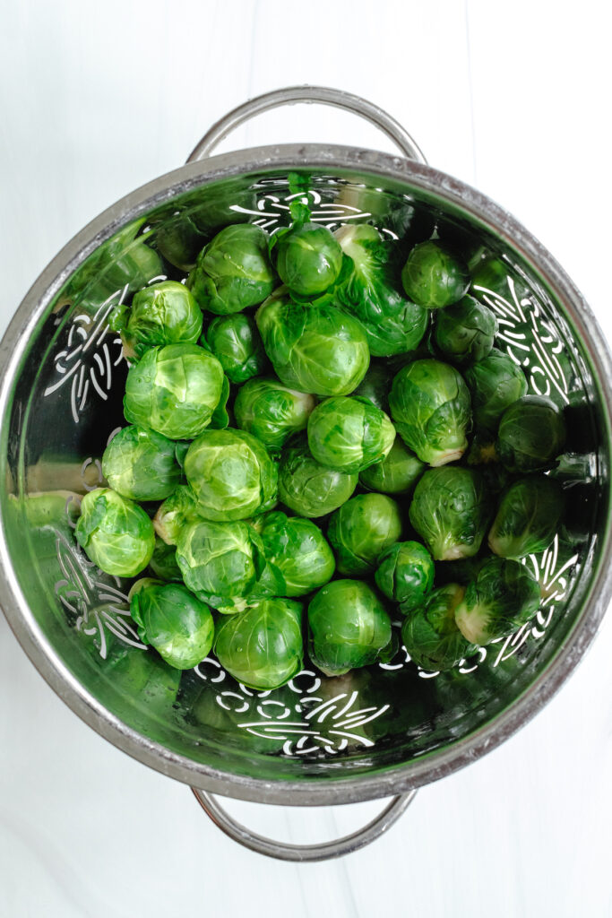 How to Parboil Brussels Sprouts Tutorial Photo