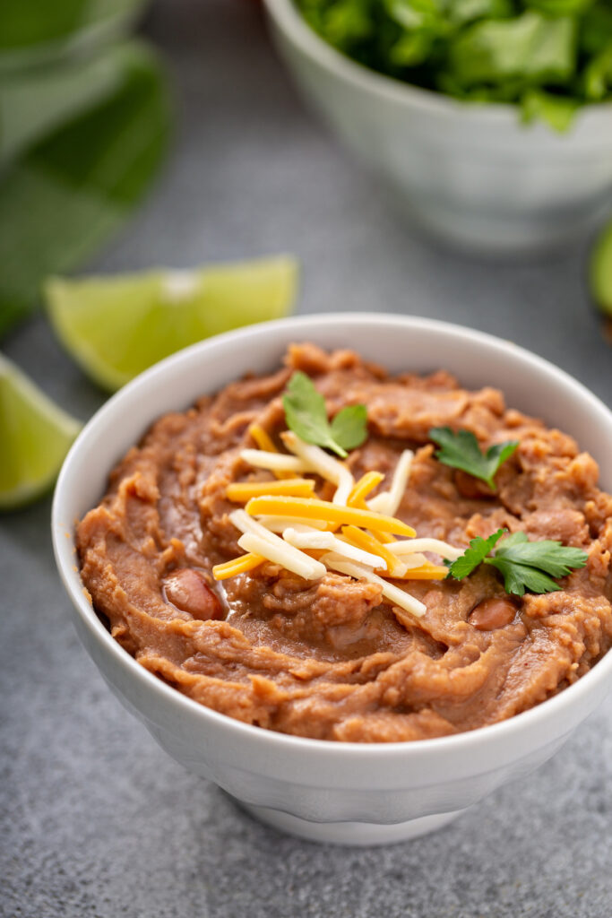 Refried Beans and Rice Pic