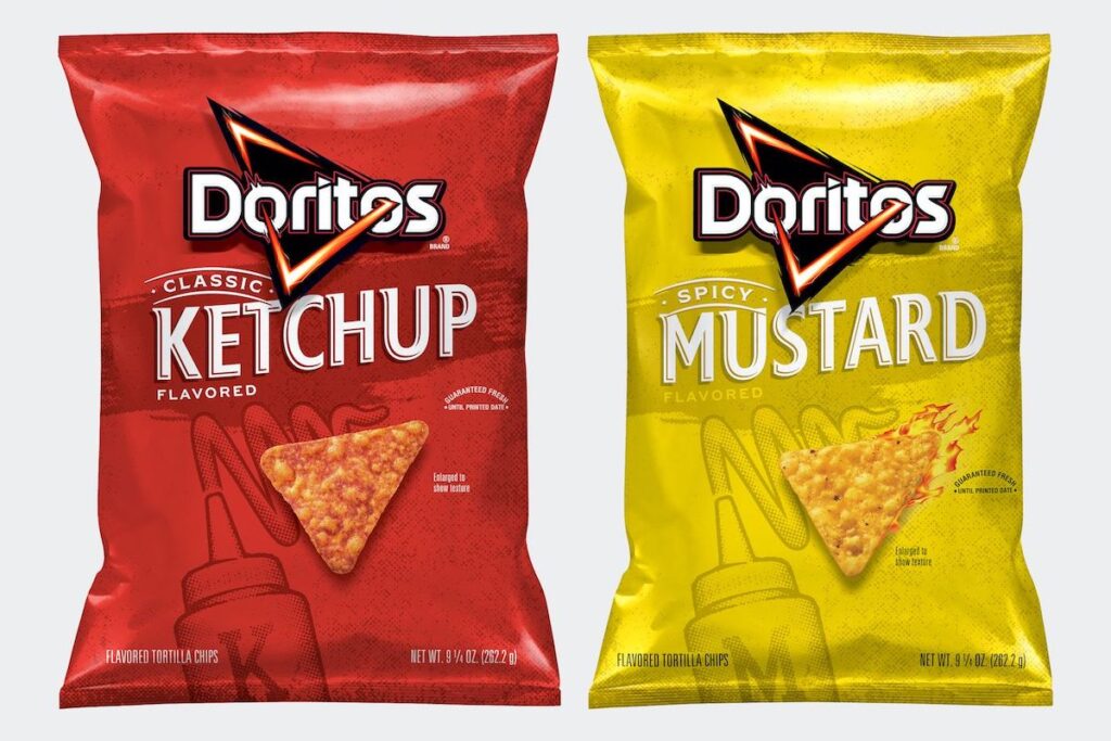 Doritos Ketchup and Spicy Mustard Chips Photo