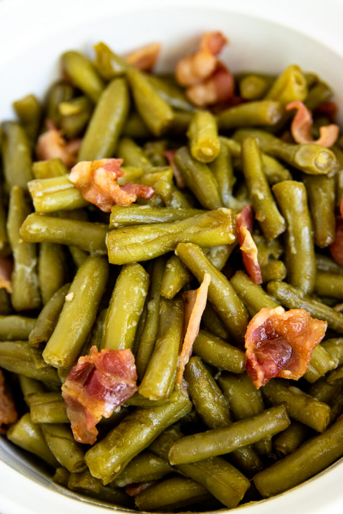 The Culinary Compass Green Bean and Bacon Casserole Recipe Photo