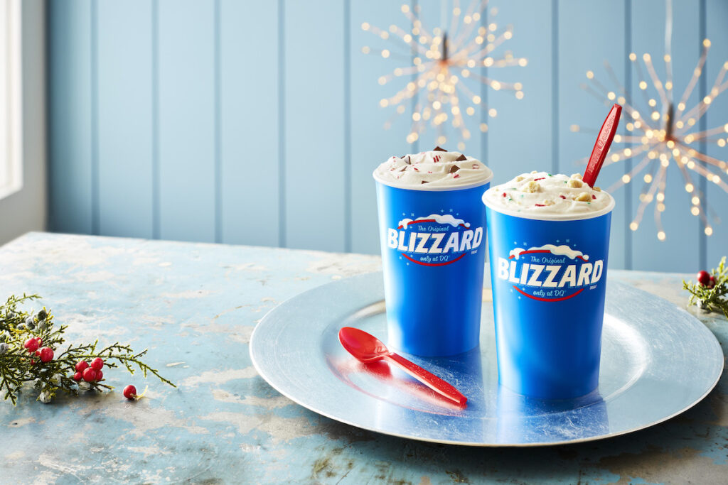Dairy Queen Holiday Blizzards 2022 Photo