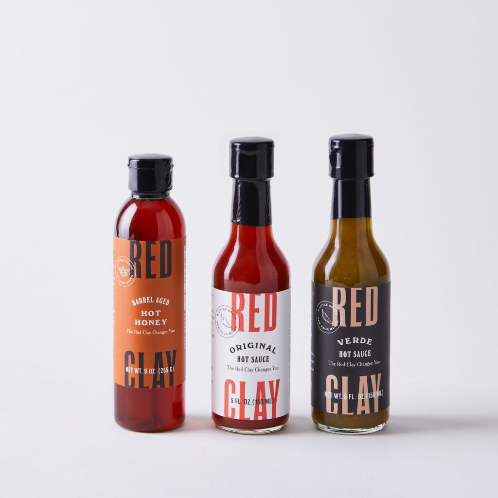 Red Clay Cold-Pressed Hot Sauce & Spicy Honey from Food 52