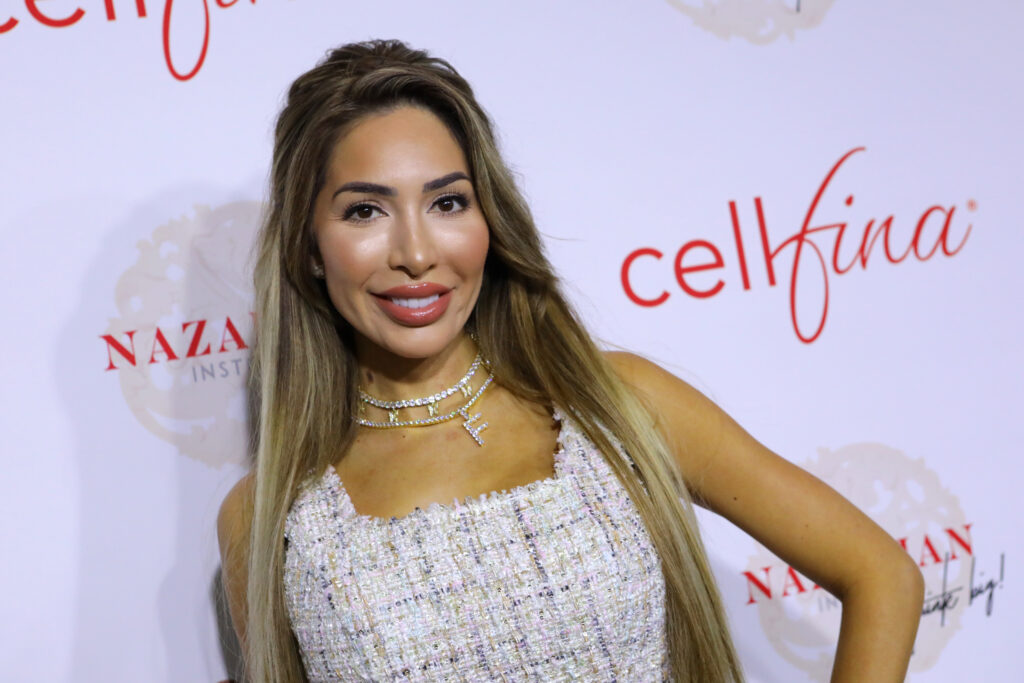 Farrah Abraham poses for photographers at the Nazarian Institute's ThinkBIG 2020 Conference.