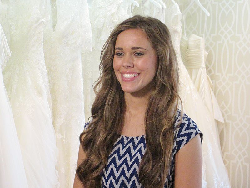 Jessa Duggar shops for a wedding dress during an episode of Counting On.