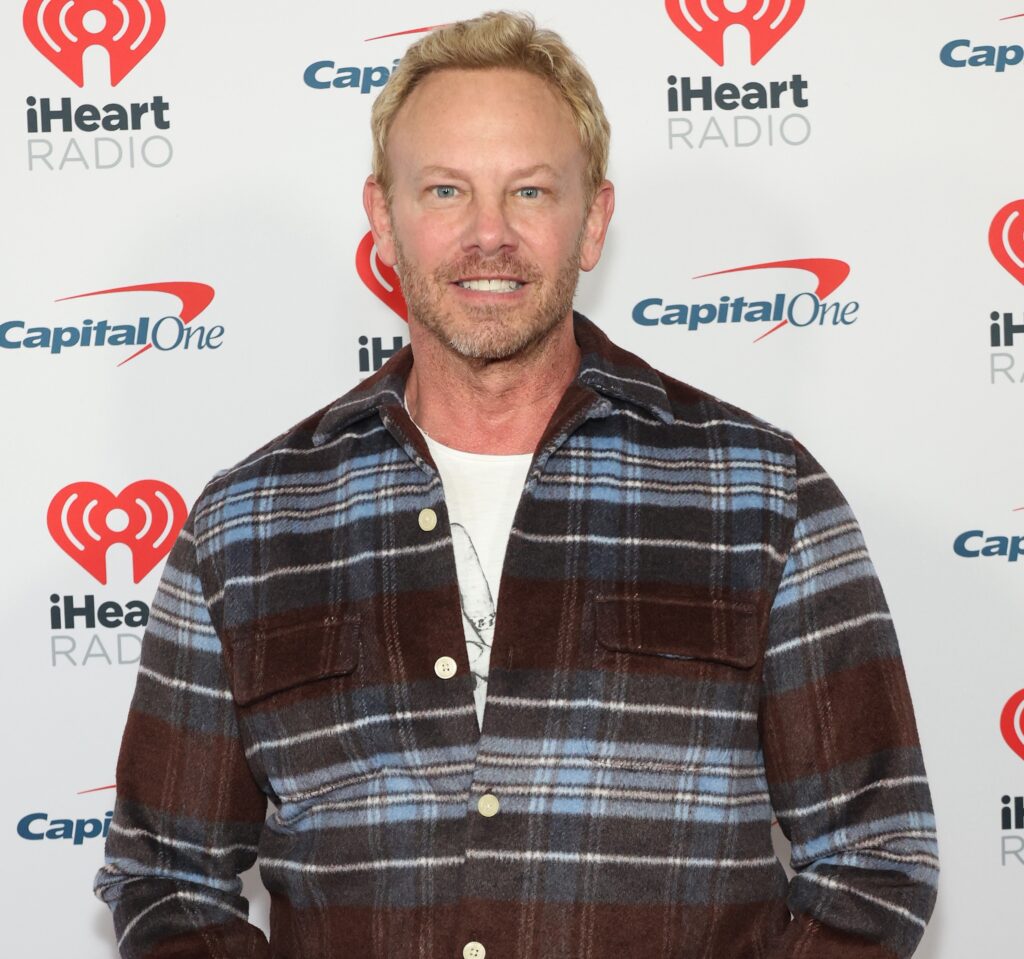 Ian Ziering on a red carpet