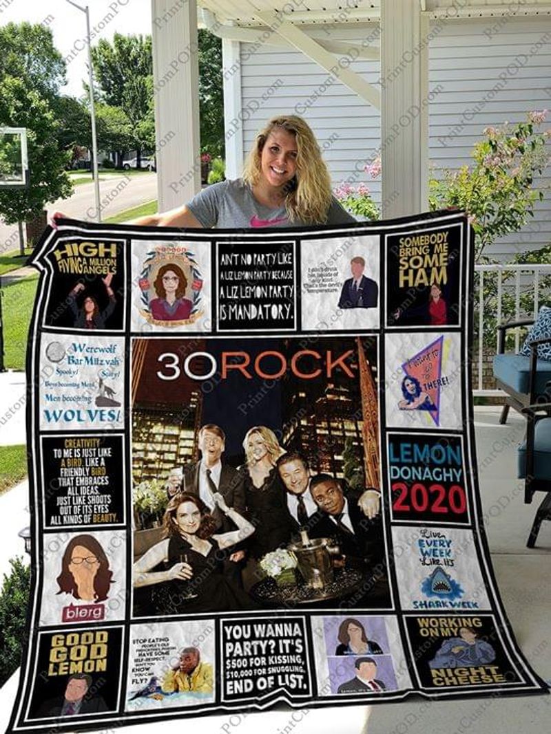 30 Rock Fleece Blanket/ Quilt Full Sizes