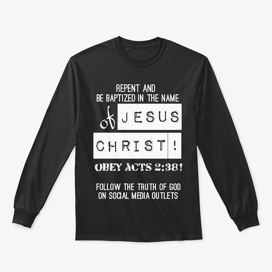 Acts 2:38 Bible Verse Christian Shirts