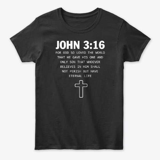 JOHN 316 Christian Jesus Gift – Horgadis Store