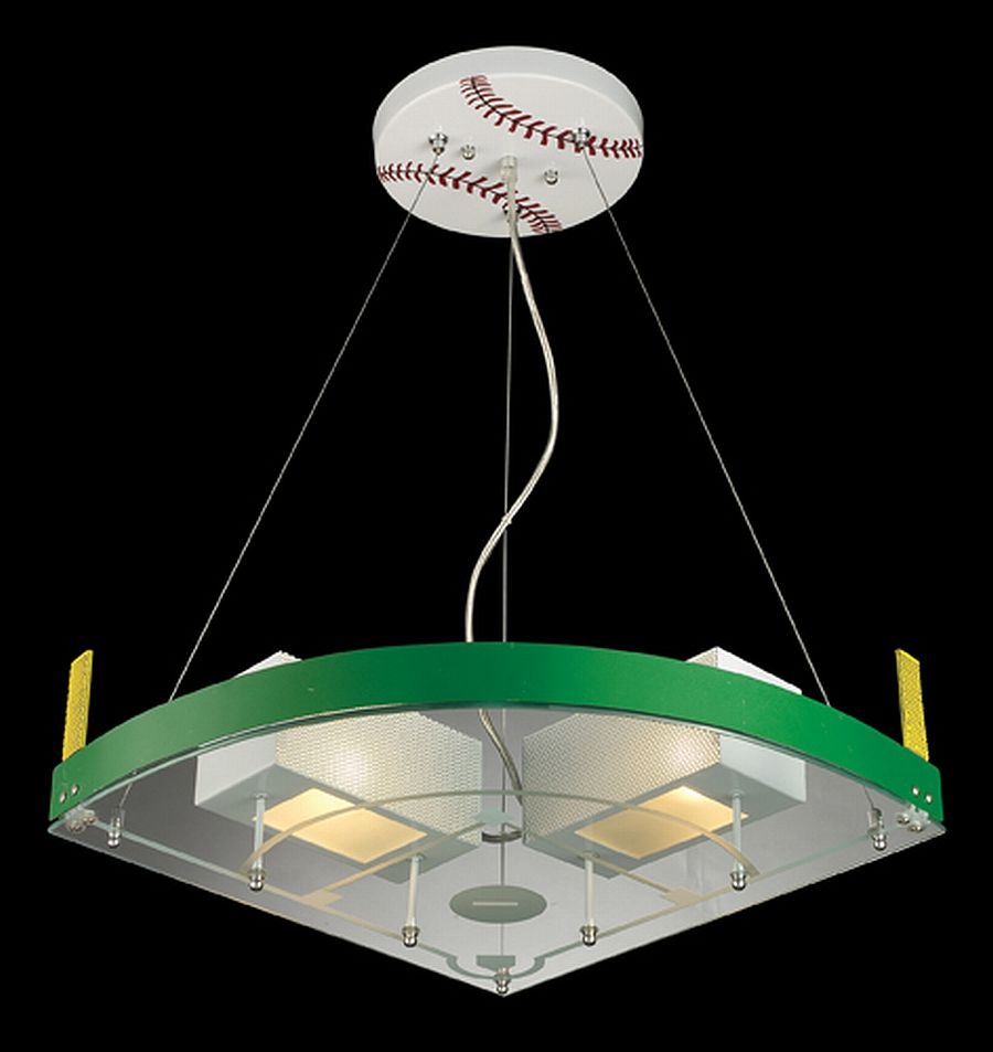 Baseball Ceiling Light Fixture