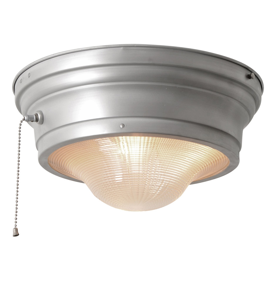 Flush Mount Ceiling Light Fixture With Pull Chain
