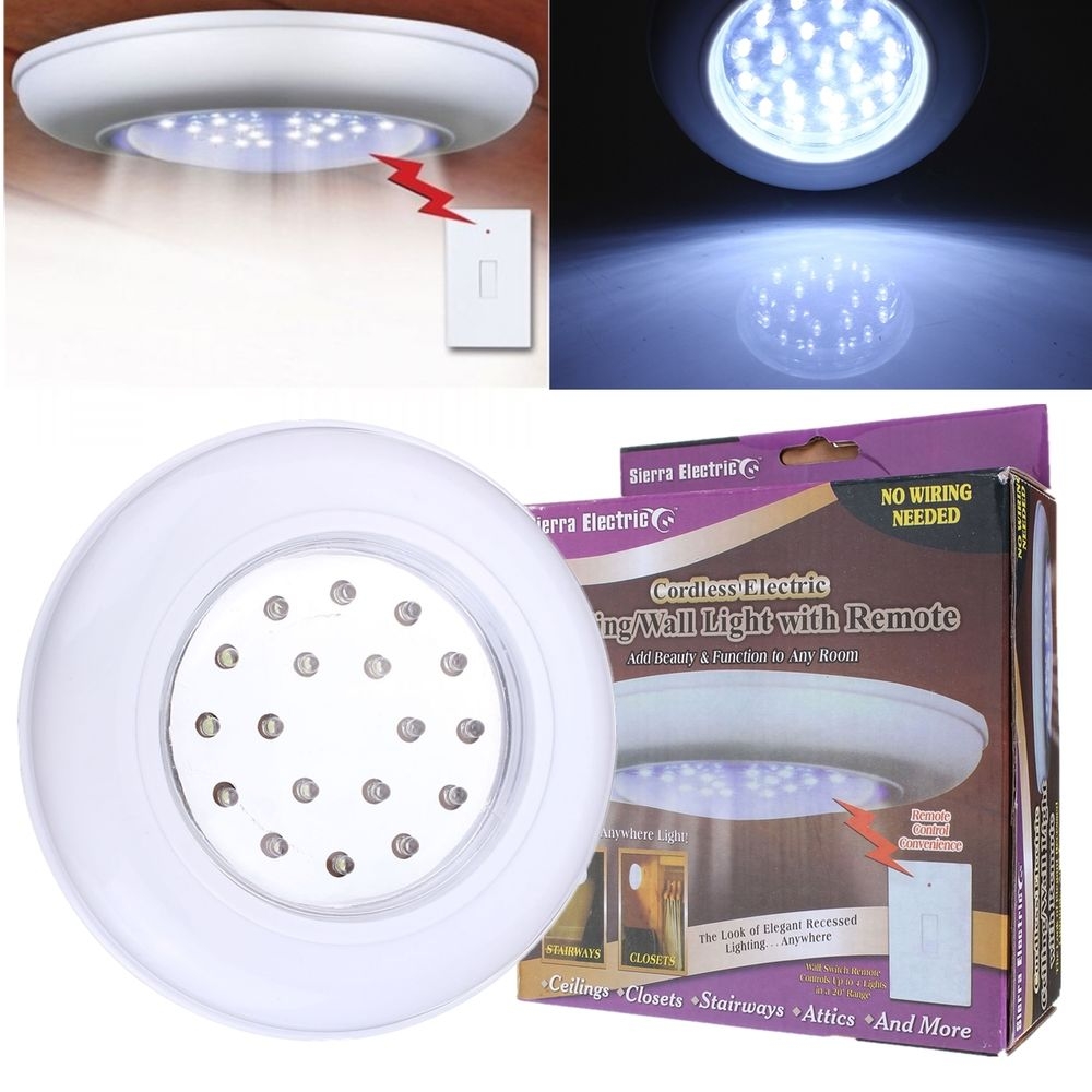 Wireless Ceiling Light With Remote Control Switch