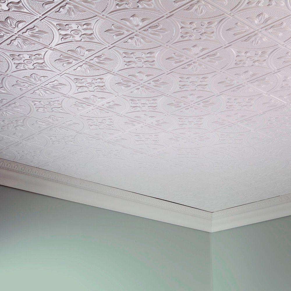 Decorative Thermoplastic Ceiling Tiles Decorative Thermoplastic Ceiling Tiles fasade traditional 2 2 ft x 4 ft glue up ceiling tile in gloss 1000 X 1000