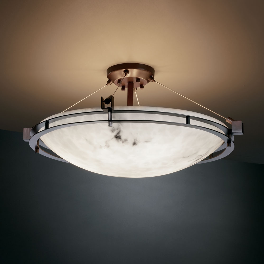 Permalink to Faux Alabaster Ceiling Lights