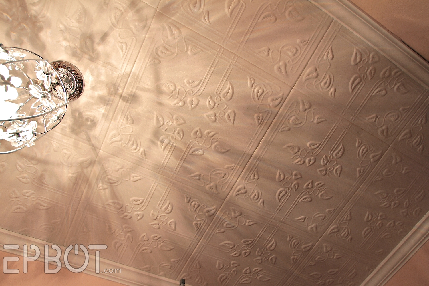 Glue Up Ceiling Tiles Over Popcorn Glue Up Ceiling Tiles Over Popcorn epbot diy faux tin tile ceiling 1500 X 1000
