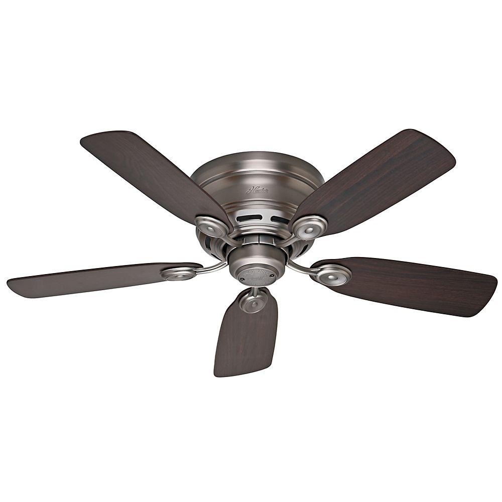Hunter Low Profile Ceiling Fan Without Light