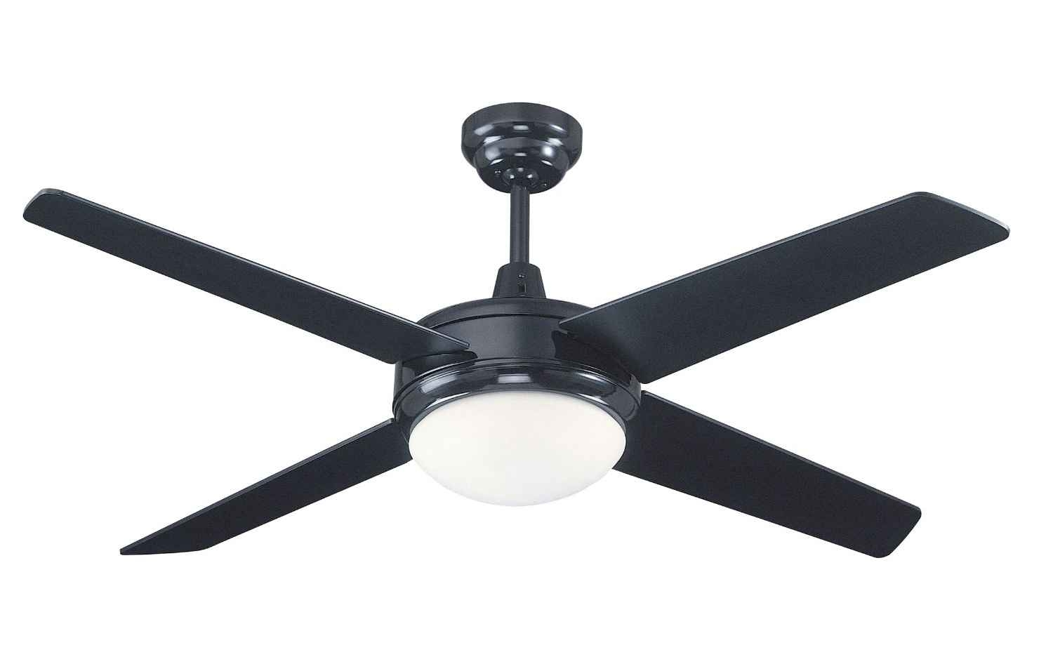Permalink to Modern Black Ceiling Fan With Light